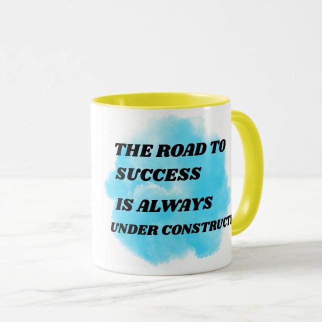 MUG LA ROUTE DU SUCCÈS EST TOUJOURS EN CONSTRUCTION (Devant droit)