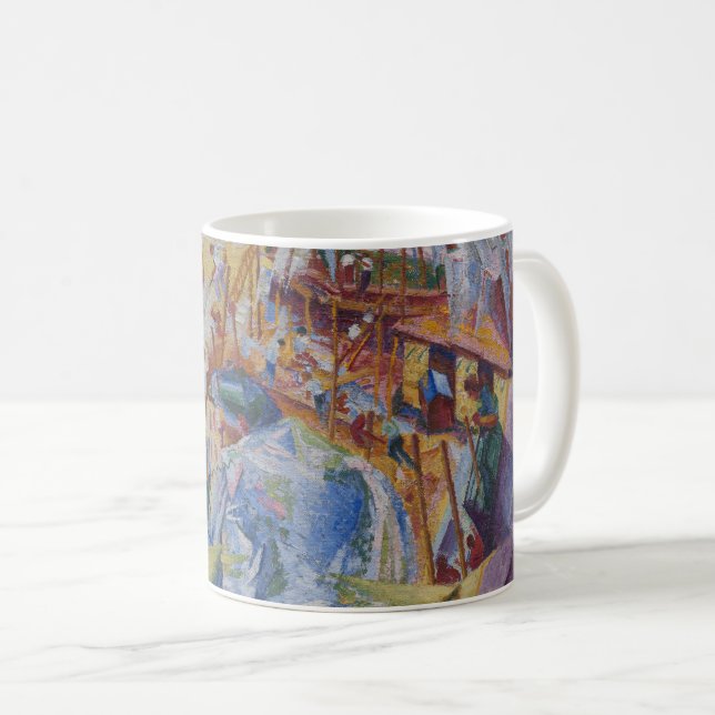 Mug La rue entre dans la maison - Umberto Boccioni (Devant droit)