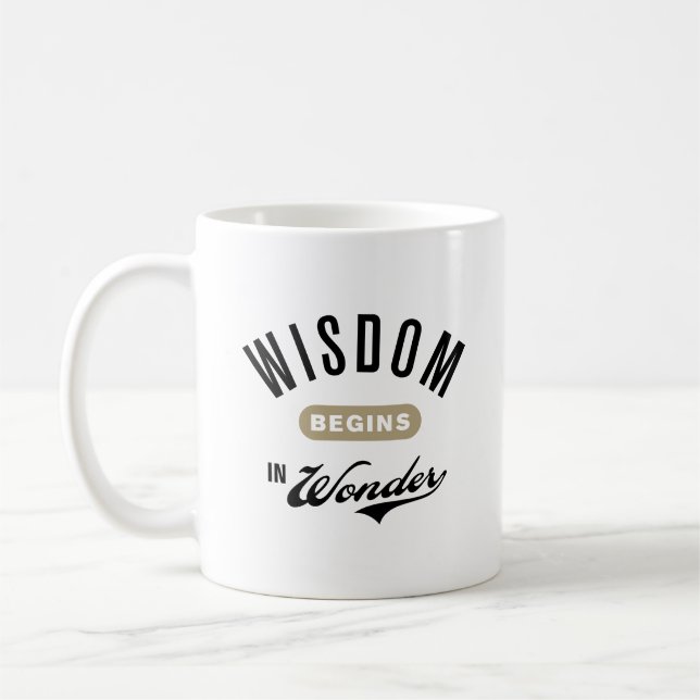 Mug La sagesse commence à merveille (Gauche)
