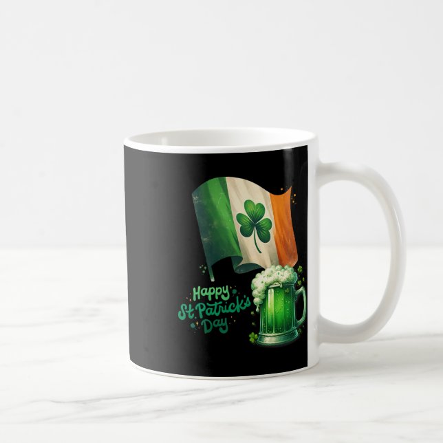 Mug La Saint-Patrick Bière Irlandaise Drapeau Irlande  (Droite)