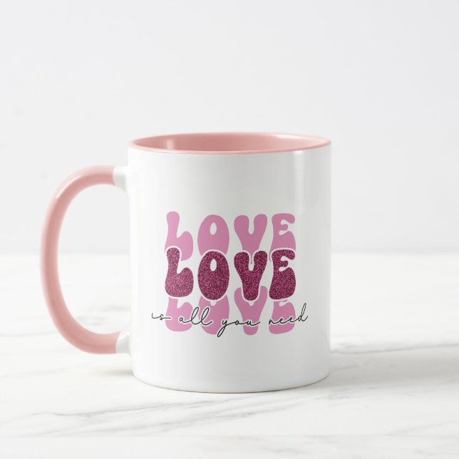 Mug La Saint-Valentin "Amour Amour Amour" (Gauche)