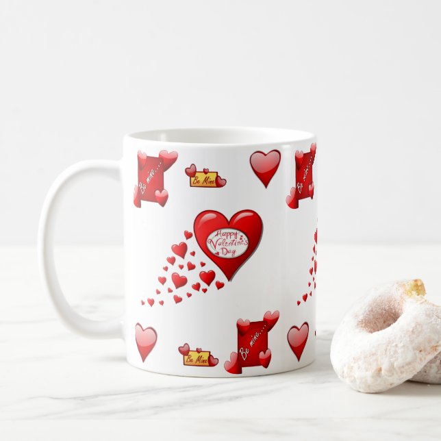 Mug La Saint Valentin en boue (Avec donut)
