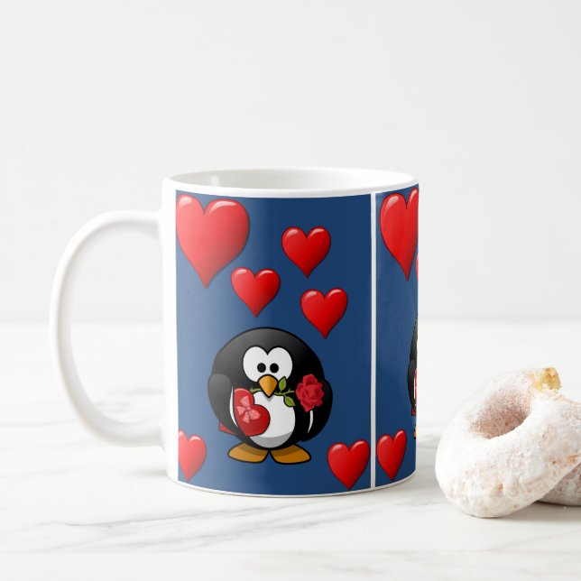 Mug La Saint Valentin en boue (Avec donut)