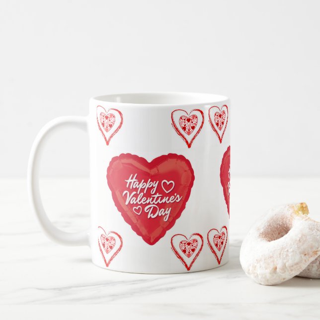 Mug La Saint Valentin en boue (Avec donut)
