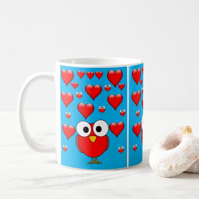 Mug La Saint Valentin en boue (Avec donut)