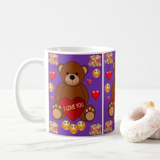 Mug La Saint Valentin en boue (Avec donut)