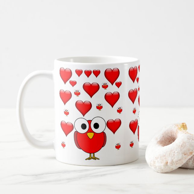 Mug La Saint Valentin en boue (Avec donut)