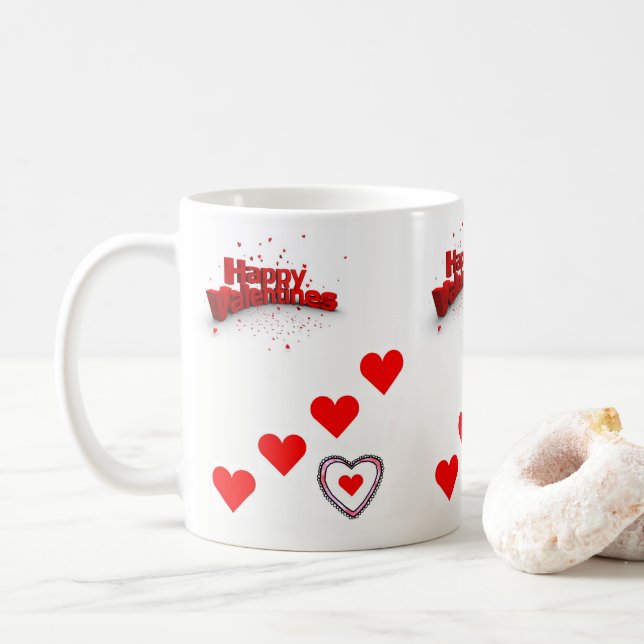 Mug La Saint Valentin en boue (Avec donut)