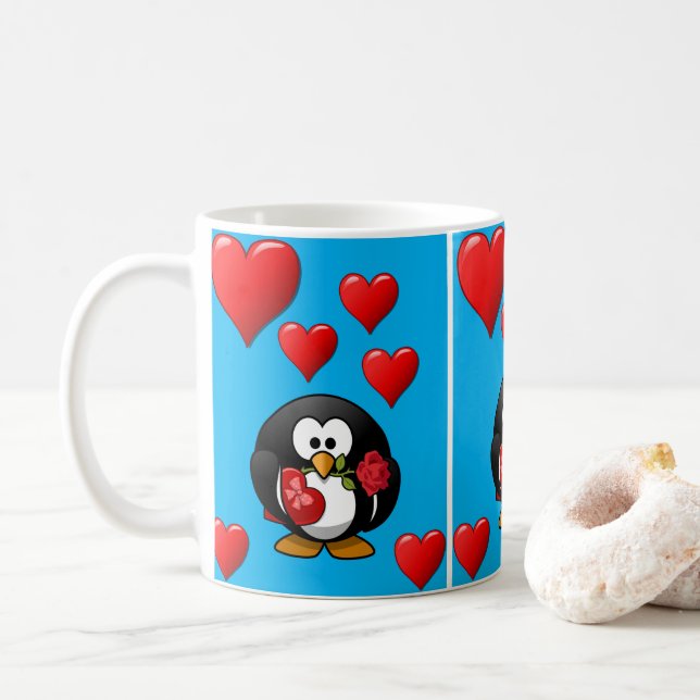 Mug La Saint Valentin en boue (Avec donut)