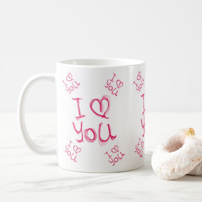 Mug La Saint Valentin en boue (Avec donut)