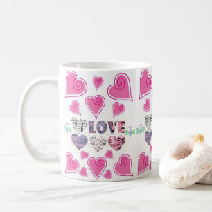 Mug La Saint-Valentin, les grenouilles