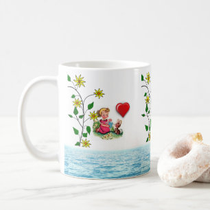 Mug La Saint-Valentin, les grenouilles