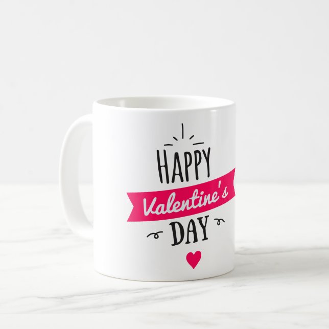Mug La Saint-Valentin, les grenouilles (Devant gauche)