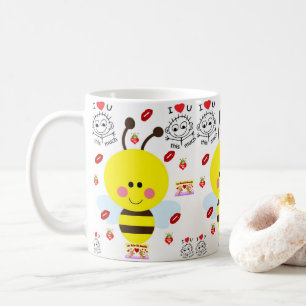Mug La Saint-Valentin, les grenouilles