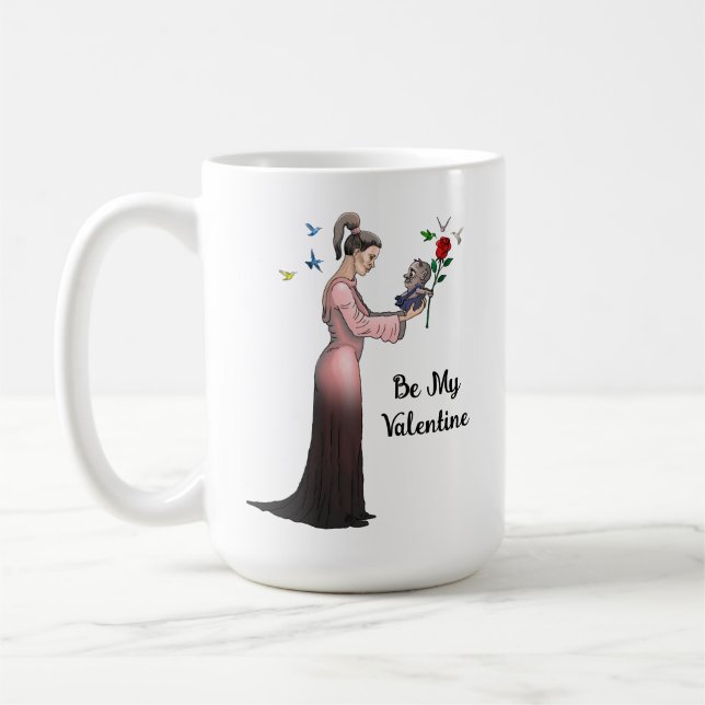 Mug La Saint-Valentin Romantique (Gauche)