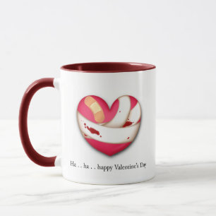Mug La Saint Valentin, triste et humoristique, saignan