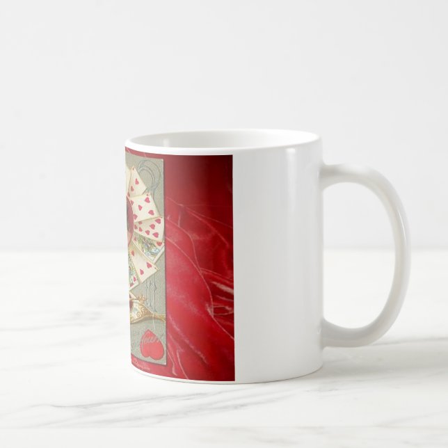 Mug La Saint-Valentin Victorienne La Reine Des Coeurs (Droite)