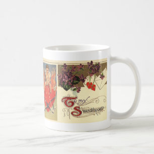 Mug La Saint Valentin vintage du Victoria à mon amour