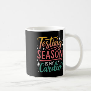 Mug La saison des tests est ma journée de test cardio