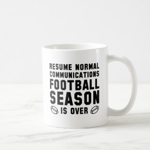 Mug La saison du football est terminée