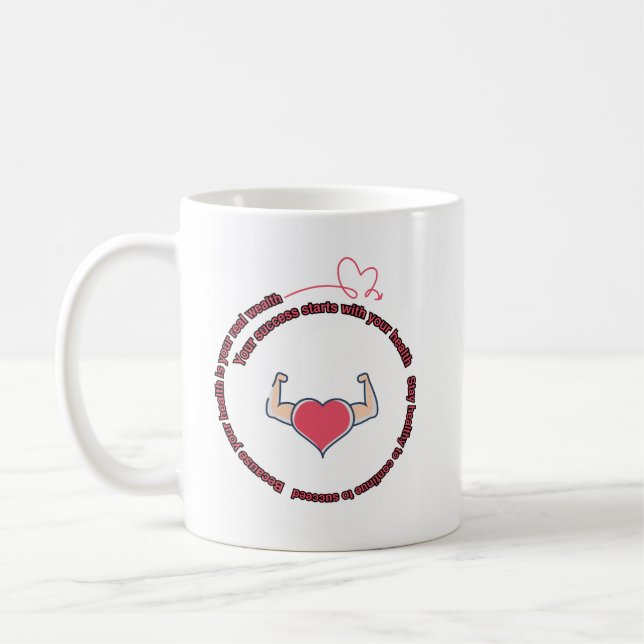 Mug "La santé est une richesse réelle" (Gauche)