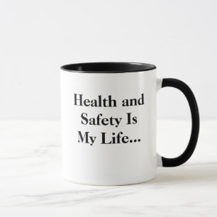 Mug La santé et sécurité drôle est ma vie - RECULE