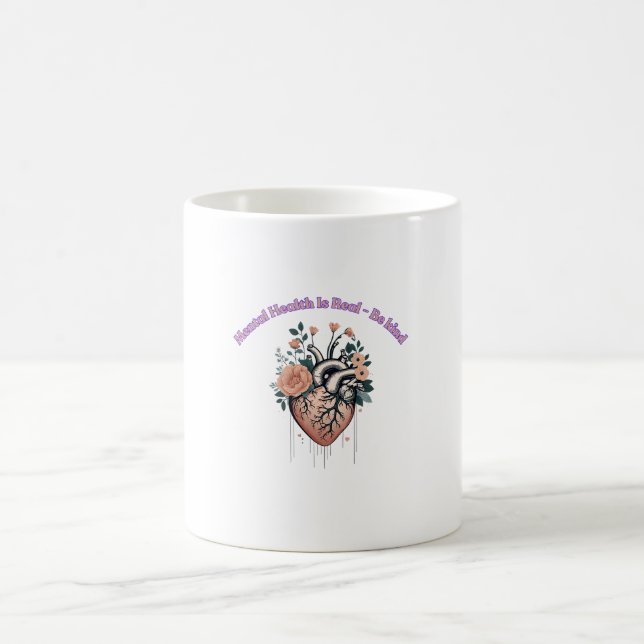 Mug La Santé Mentale Est Réelle (Centre)