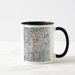 Mug La Scandinavie, détail de la marina de Carta