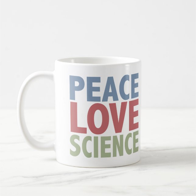 Mug La Science d'amour de paix (Gauche)
