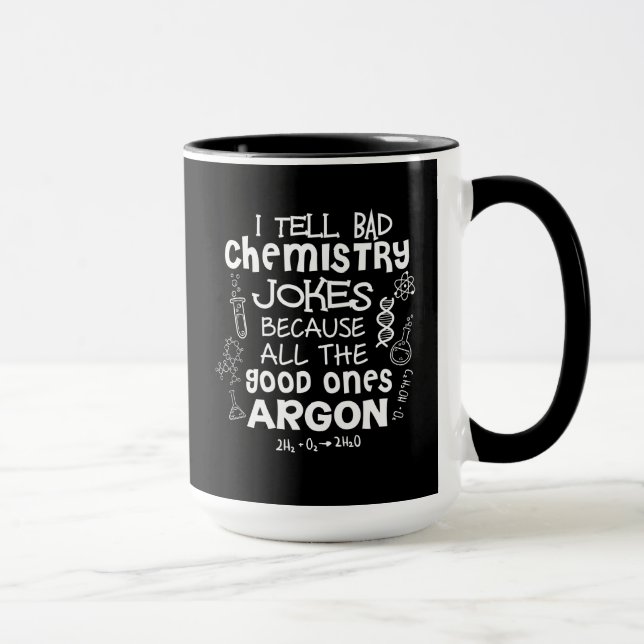 Mug La Science drôle je raconte de mauvaises (Droite)