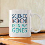 Mug La science est dans mes gènes<br><div class="desc">La science est dans mes gènes</div>