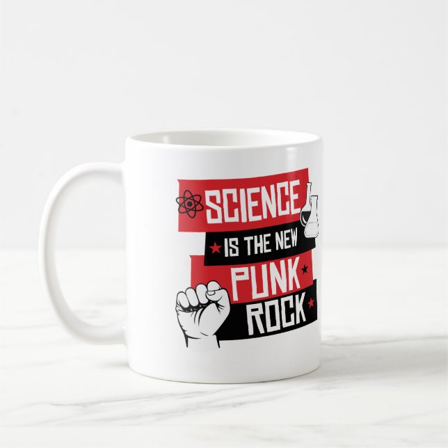 MUG LA SCIENCE EST LE NOUVEAU ROCHER DE PUNK (Gauche)
