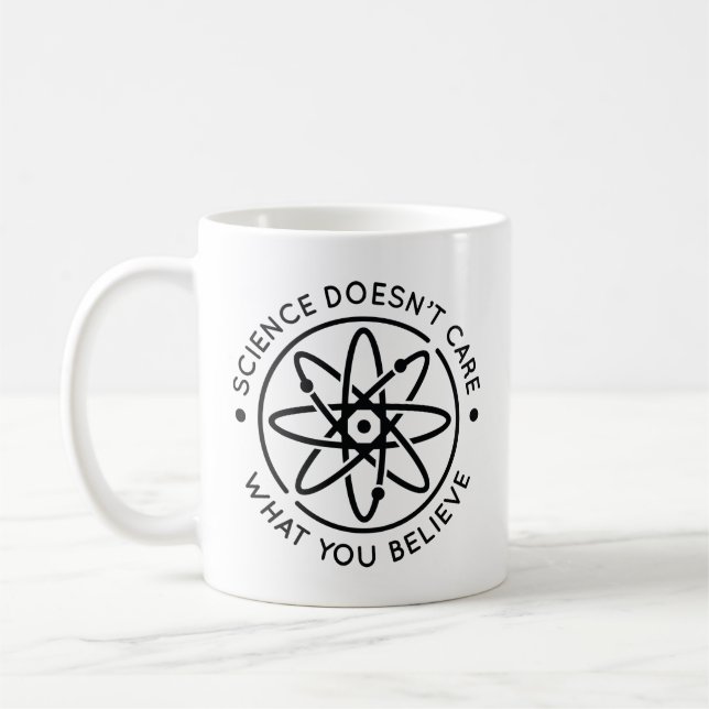 Mug La science ne se soucie pas de ce que vous croyez (Gauche)