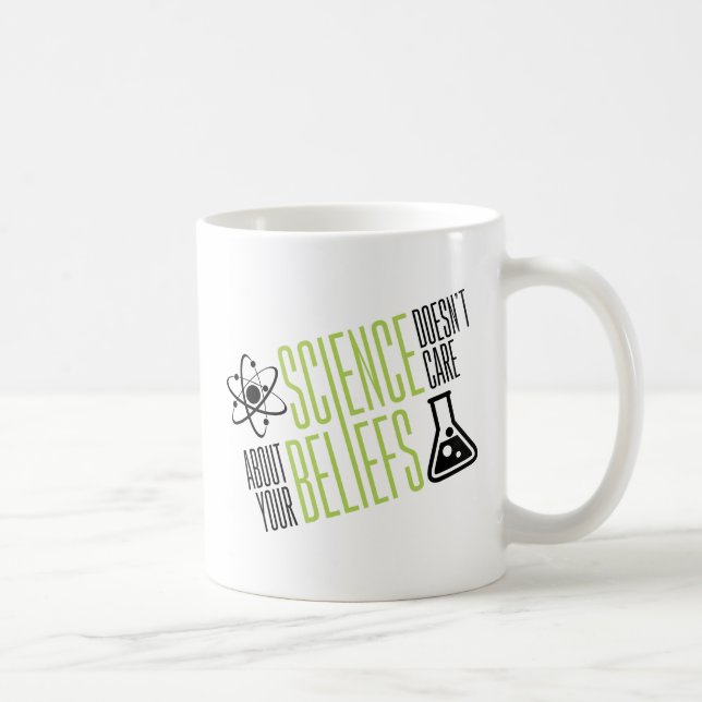 Mug La Science ne s'inquiète pas (Droite)