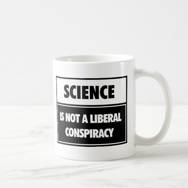 Mug La Science n'est pas une conspiration libérale (Droite)