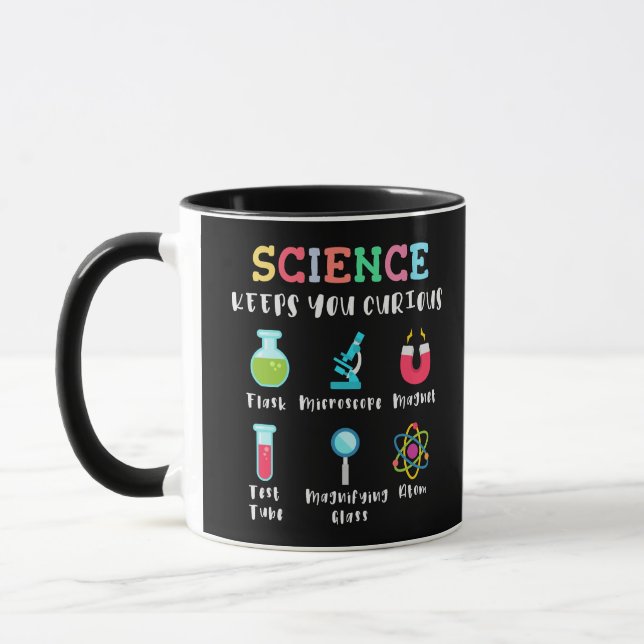 Mug La science vous garde curieux (Gauche)