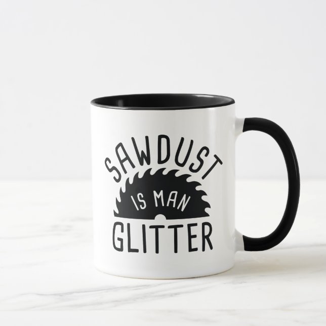 Mug La sciure est la Parties scintillant humaine (Droite)