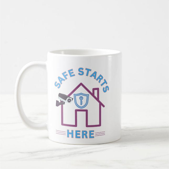 Mug La sécurité commence ici (Gauche)