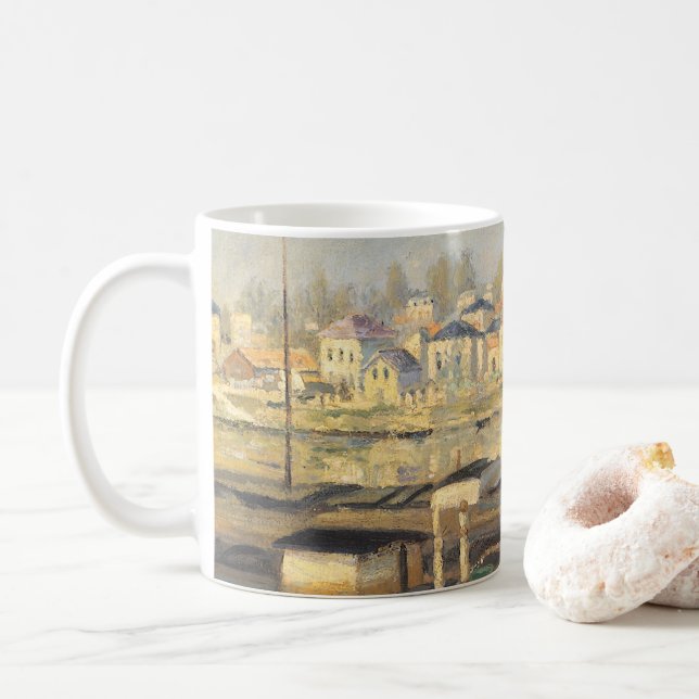 Mug La Seine à Asnières par Claude Monet (Avec donut)