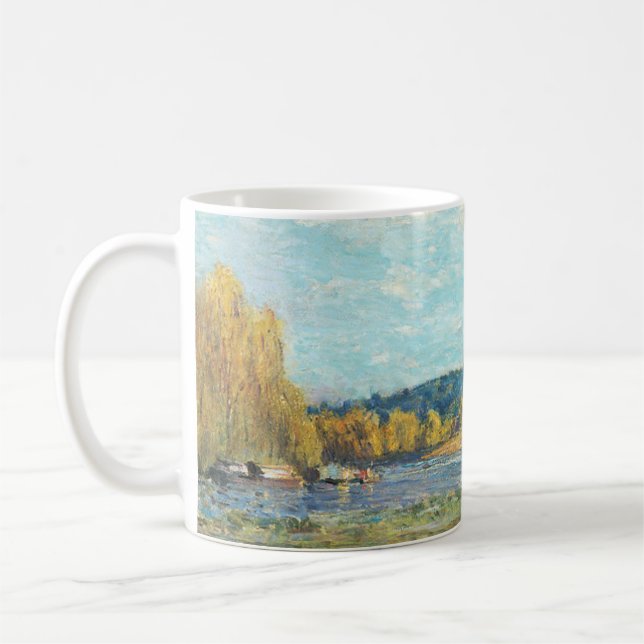 Mug La Seine à Saint-Cloud Alfred Sisley (Gauche)