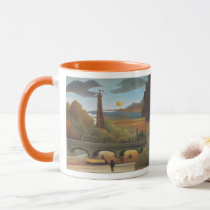 Mug La Seine et la Tour Eiffel au coucher du soleil pa