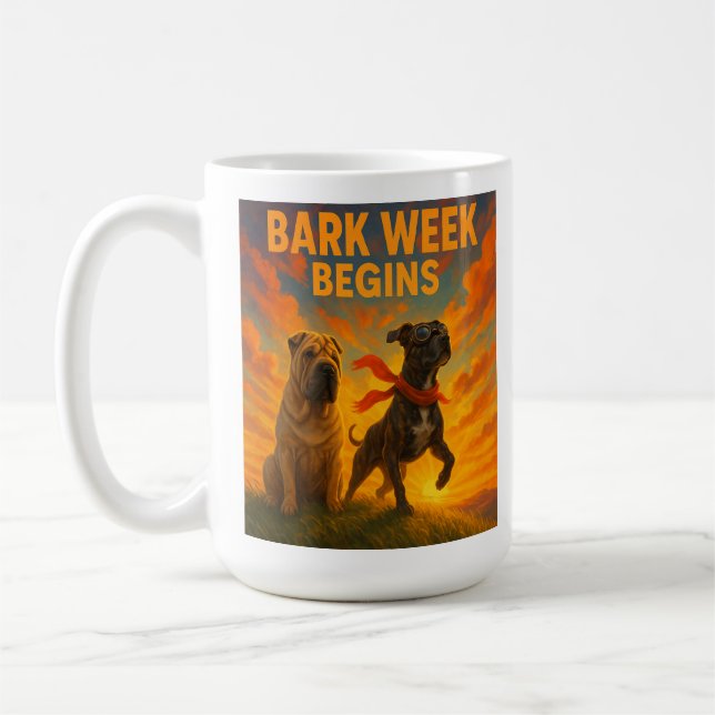 Mug La Semaine de l'écorce commence à se mélanger (Gauche)