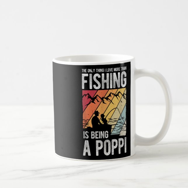 Mug La Seule Chose Que J'aime Plus Que La Pêche Est D' (Droite)