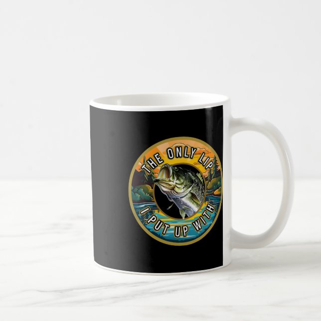 Mug La Seule Lip Que J'Ai Avec Pêcheur Nouveauté Pêche (Droite)