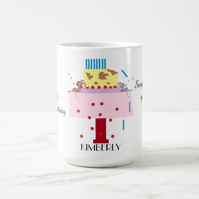 Mug La sieste de l'après-midi - Anniversaire retardé : (Centre)