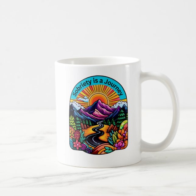 Mug La sobriété est un voyage (Droite)