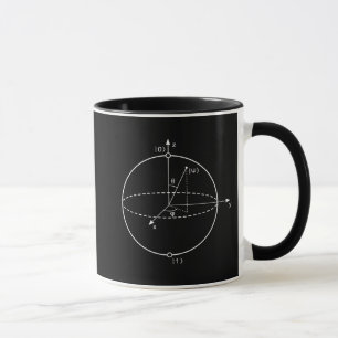 Mug La sphère Quantum de Bloch a mordu la