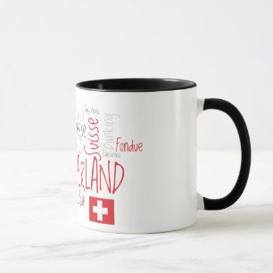 Mug La SUISSE - terre de fromage et de chocolat !