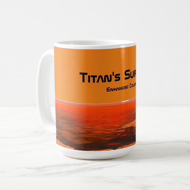 Mug La surface de Titan (Devant gauche)