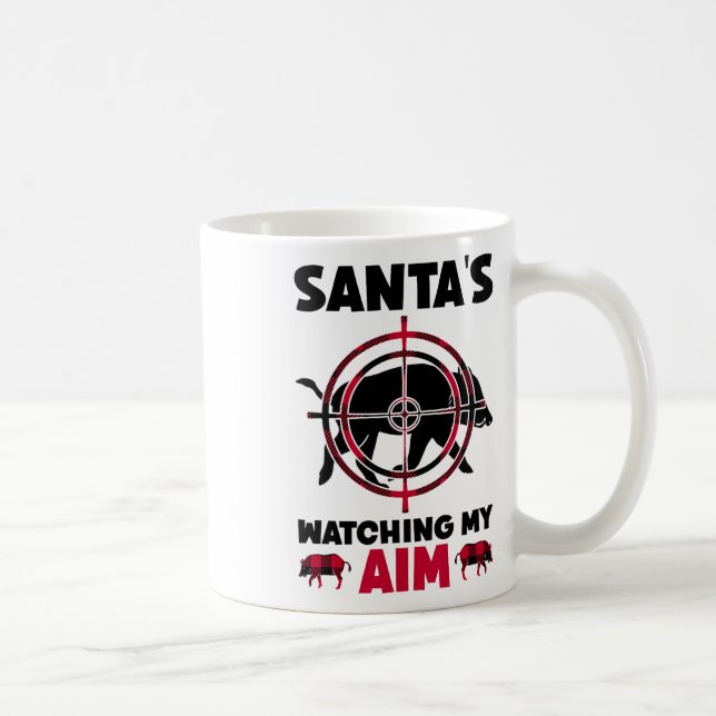 Mug La surveillance de mon objectif par le Père Noël - (Droite)